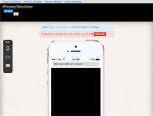 Tablet Screenshot of iphone5simulator.com